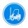 FORKLIFT CIRCLE BLUE FLOOR SYMBOL