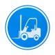 FORKLIFT CIRCLE BLUE FLOOR SYMBOL