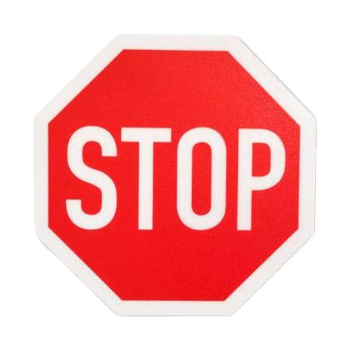 "STOP-SIGN" FLOOR SYMBOL 500mm