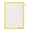 Display board A5, yellow, upright, opening on the top