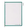 Display board A5, green, upright, opening on the top