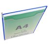 Fold Up Display Board, A4, blue, open on the top