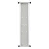 Wall mounted holder A4, empty, steel for 10 display boards, with 4 plugs