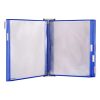 Wall mounted holder A3 steel + 10 blue display boards