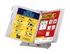 Sterifold antimicrobial desk set A4, metal + 10 display boards, white