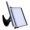 3D table stand, metal + 10 display boards, black