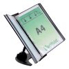 3D table stand, metal + 10 display boards, black