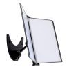 3D table stand, metal + 5 display boards, black