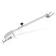 Telescopic table arm, metal, for 20 display boards