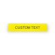 GEToolbox®  I  SHAPE FLOOR MARKING CUSTOM TEXT  YELLOW