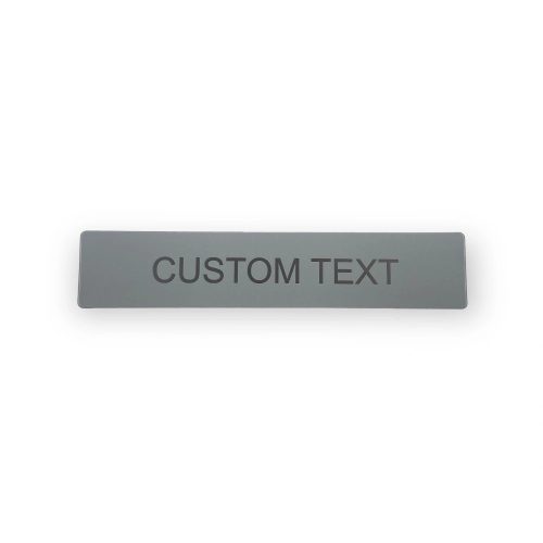 GEToolbox®  I  SHAPE FLOOR MARKING CUSTOM TEXT  GREY