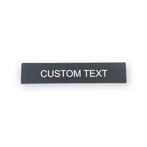 GEToolbox®  I  SHAPE FLOOR MARKING CUSTOM TEXT  BLACK