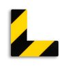 GEToolbox® Long L Shape Flexible Floor marking  50 mm YELLOW-BLACK