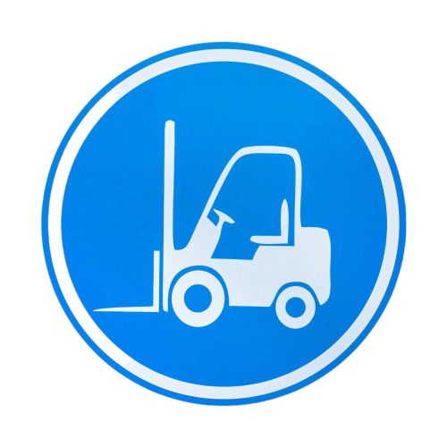 "FORKLIFT TRAFFIC" FLOOR SIGN 300 mm