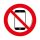 DO NOT USE MOBILEPHONE' FLOOR SIGN 300 mm