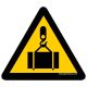 WARNING OF SUSPENDED LOADS'  floor signs 300 mm