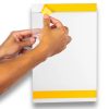 "QUICK CHANGE" Adhesive Document Holders Cut-Out A3 Landscape BLACK